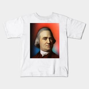 Samuel Adams Portrait | Samuel Adams Artwork Kids T-Shirt